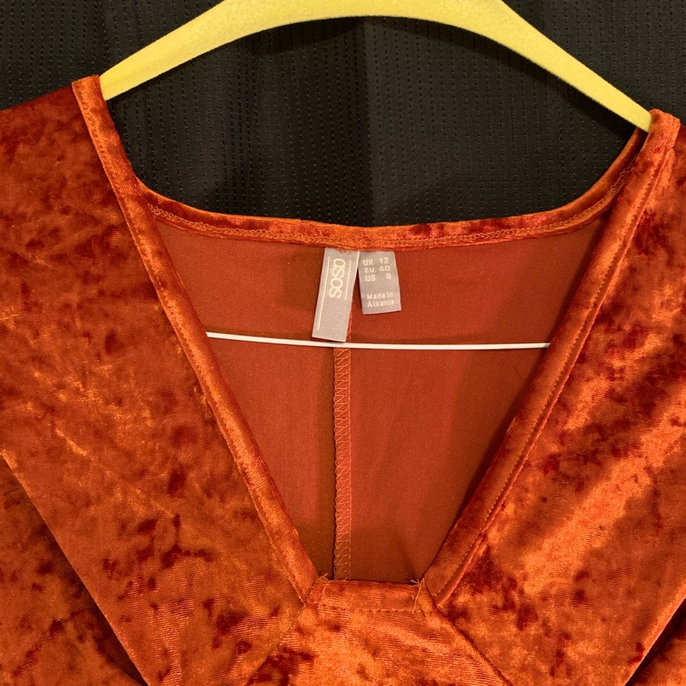 ASOS velvet dress - Picture 2 of 5